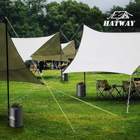 Canopy Water Weight Bag,88 LBS Water Tent Weights Set of 4 Leg Weights for Pop Up Canopy,Gazebo,Canopies,Tent-4 * 10L-Black in Saudi Arabia