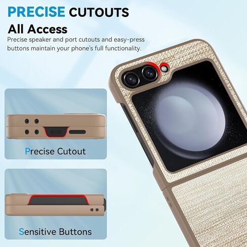 Kowauri for Samsung Galaxy Z Flip 6 Case, Slim Hard Cover Gradient Color Galaxy Z Flip 6 Phone Case, Ultra Thin Anti-Scratch Shockproof Protective Case for Samsung Galaxy Z Flip 6 5G (Silver Grey) in Saudi Arabia