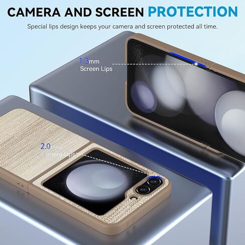 Kowauri for Samsung Galaxy Z Flip 6 Case, Slim Hard Cover Gradient Color Galaxy Z Flip 6 Phone Case, Ultra Thin Anti-Scratch Shockproof Protective Case for Samsung Galaxy Z Flip 6 5G (Silver Grey) in Saudi Arabia