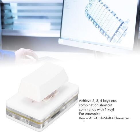Zyyini USB Single لكن Ton Ton Keyboard ، أزرار USB المحددة USB واحدة لوحة مفاتيح ، RGB Mechanical Red Switch Keapd ، تخصيص لوحة مفاتيح Macro القابلة للبرمجة OSU Keypad عنصر تحكم مفتاح واحد للكمبيوتر الشخصي in Kuwait