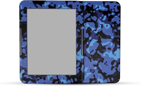 Tablet Skin Compatible with Barnes & Noble Nook GlowLight 4 (2021) - Blue Modern Camo - Premium 3M Vinyl Protective Wrap Decal Cover - Easy to Apply | Crafted in The USA by MightySkins in Saudi Arabia