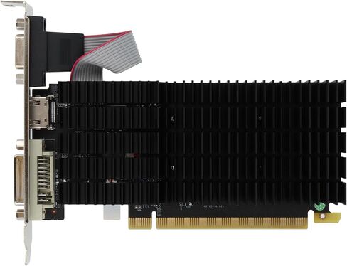 بطاقة رسومات VisionTek GT 730 LP 2GB GDDR بفتحة واحدة، HDMI/DVI/VGA، طاقة منخفضة، دعم متعدد الشاشات، دقة 4K، مروحة نشطة، تصميم مضغوط in Saudi Arabia