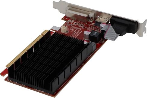 بطاقة رسومات VisionTek GT 730 LP 2GB GDDR بفتحة واحدة، HDMI/DVI/VGA، طاقة منخفضة، دعم متعدد الشاشات، دقة 4K، مروحة نشطة، تصميم مضغوط in Kuwait