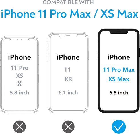 MANTO Screen Protector for iPhone 11 Pro Max, iPhone Xs Max 6.5 Inch, Full Coverage Tempered Glass Protector Film, 3D Touch, Anti Fingerprint, 3 Pack in Saudi Arabia