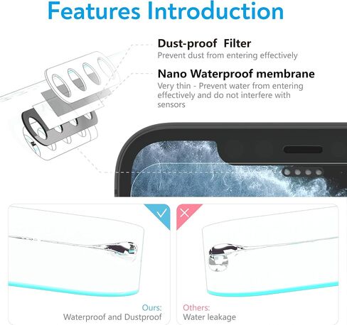 MANTO Screen Protector for iPhone 11 Pro Max, iPhone Xs Max 6.5 Inch, Full Coverage Tempered Glass Protector Film, 3D Touch, Anti Fingerprint, 3 Pack in Saudi Arabia