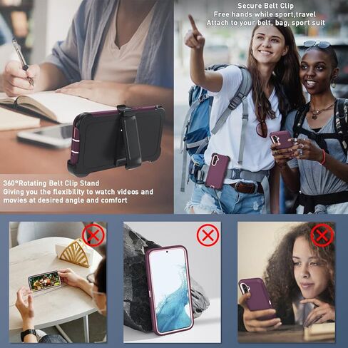 بالنسبة لحالة Samsung Galaxy A54 5G ، A54 5G حالة الخدمة الثقيلة ، [حماية من الدرجة العسكرية] [صدمة] [Dropproof] [مقاوم للغبار] ، فقط يتناسب مع هاتف Galaxy A54 5G (أسود) in Kuwait