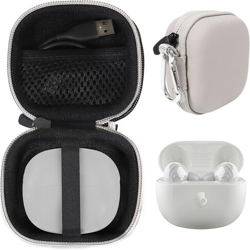 CaseSack Case for Skullcandy Rail ANC in-Ear Noise Cancelling Wireless Earbuds (Black) in Kuwait