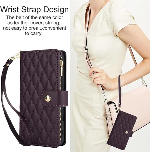 LBYZCASE for iPhone 16 Pro Max 5G Wallet Case with RFID Blocking Card Slots for Women,Flip Folio Book Leather Shockproof Protective Phone Cover with Crossbody Strap for iPhone 16 Pro Max (Black) in Saudi Arabia