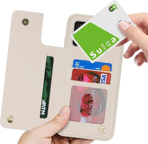 iCoverCase Compatible with Samsung Galaxy A03s Case with Card Holder, Wallet Case for Women Men [RFID Blocking] PU Leather Protective Phone Case for A03s European Version (Black Leopard) in Kuwait