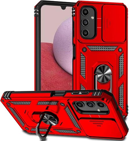 Military Grade Case for Galaxy A14 5G Case for Samsung A14 5G Case with Kickstand Slide Camera Cover Protection Shockproof Case for Samsung Galaxy A14 5G Phone Case (Dark Green) in Saudi Arabia