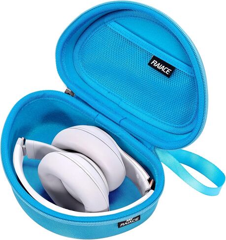 RAIACE Hard Travel Storage Case Compatible with Beats Solo 4 / Beats Studio Pro/Beats Solo 3 / Beats Studio 3 Headphones, Protective Carrying Bag. (case only)-Black in Saudi Arabia