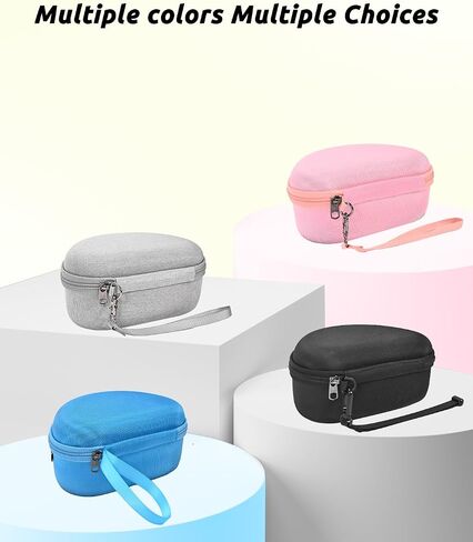 RAIACE Hard Travel Storage Case Compatible with Beats Solo 4 / Beats Studio Pro/Beats Solo 3 / Beats Studio 3 Headphones, Protective Carrying Bag. (case only)-Black in Saudi Arabia