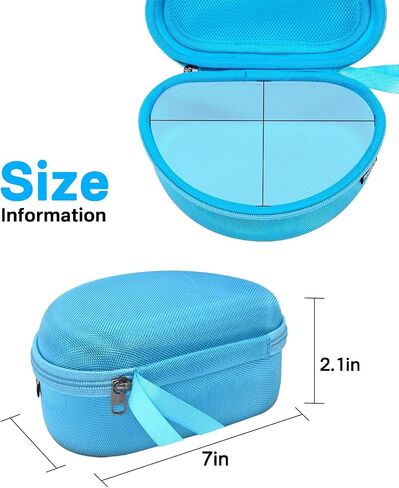 RAIACE Hard Travel Storage Case Compatible with Beats Solo 4 / Beats Studio Pro/Beats Solo 3 / Beats Studio 3 Headphones, Protective Carrying Bag. (case only)-Black in Saudi Arabia