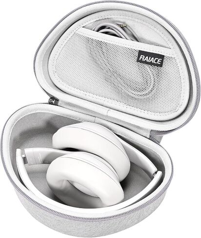 RAIACE Hard Travel Storage Case Compatible with Beats Solo 4 / Beats Studio Pro/Beats Solo 3 / Beats Studio 3 Headphones, Protective Carrying Bag. (case only)-Black in Saudi Arabia