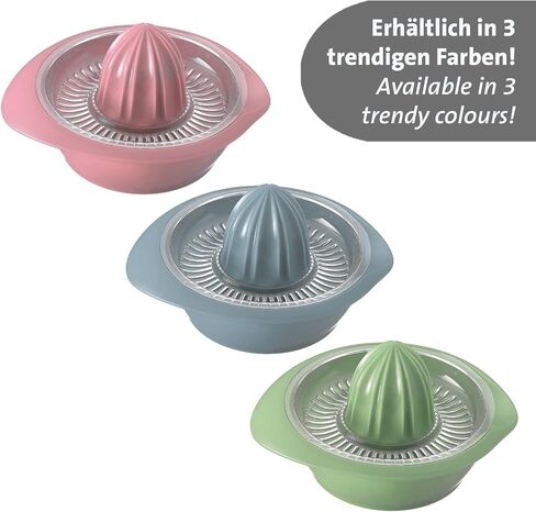 Westmark 3091227P Lemon Citrus Juicer with Container, Diameter: 18.7 cm, Capacity: 350 ml, Plastic, Limetta, Red in Kuwait