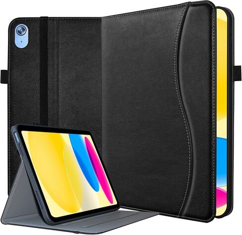 HFCoupe 10.9 بوصة IPAD CASE Generation ، 2022 يغطي iPad العشرة مع الجيب ، وصلة خفيفة الوزن مستقر الزاوية مع قذيفة خلفية TPU ، وحالات واقية من النوم التلقائي ، الأخضر in Kuwait