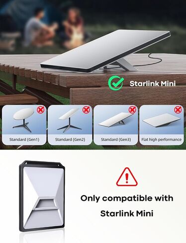 Case Cover for Starlink Mini, for Starlink Mini Protective Case, Weatherproof Silicone Case for Starlink Mini Satellite Dish, Anti-Bump Anti-Drop and Portable Design - White in Saudi Arabia