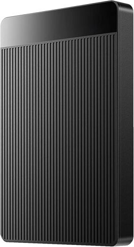 External Hard Drive 1TB USB 3.1 Type-c Ultra Slim HDD, Portable Hard Disk, Backup Drive External – 2.5 inch Storage Compatible with PC, Laptop, Tablet, Gaming Console (Black) in Kuwait