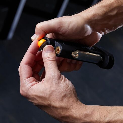 SABRE Home Defense Pepper Projectile Launcher, Large Size with (7) 0.68 Cal. Projectiles - 40% More Stopping Power for Extra Home Protection, 6.89"W x 8.56"H, and Made in USA SABRE Pepper Gel Canister in Kuwait