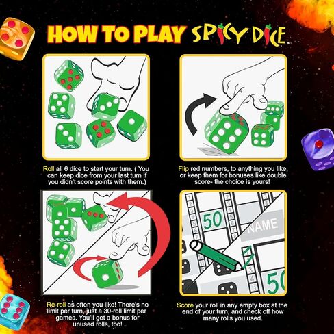 Orange: The Ultimate Family Game – Featuring Pearlized Colored Dice, Cheat Sheet, and Silkscreened Pouch for Strategic Fun and Unforgettable Game Night Excitement in Saudi Arabia