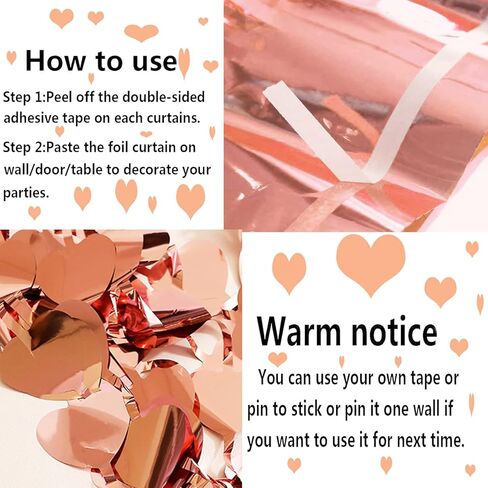 Prudance 2Pcs Red Heart Foil Fringe Curtain,Sequin Love Heart Curtain Photo Backdrop Props Suitable for Birthday Party Valentine's Day Bachelorette Engagement Wedding Decor.(3.3 x 6.6 Ft) in Kuwait