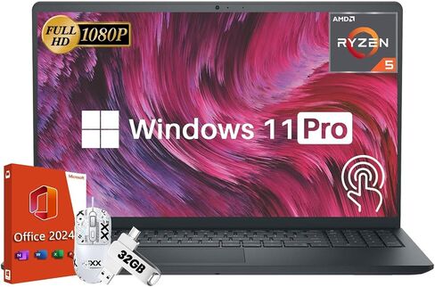 Dell Latitude 5480 Business Laptop, 14 Inch FHD Touchscreen, Intel Core 7th Generation i5-7300U, 16GB DDR4, 256GB SSD, Webcam, Bluetooth, Windows 10 Pro (Renewed) in Saudi Arabia