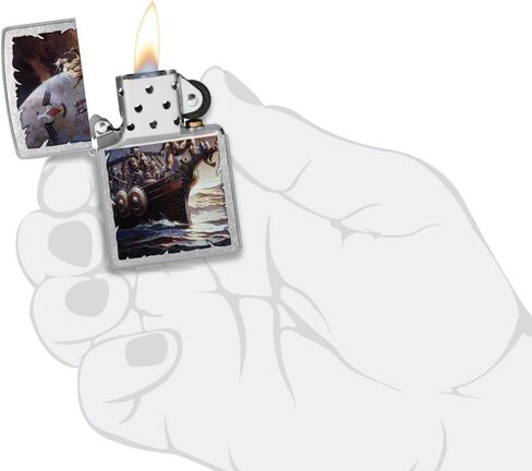 Zippo Knight and Dragon Design 540 Matte Pocket Wighter in Kuwait