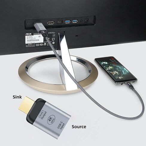 USB C to VGA Adapter VGA to USB Type C Cable Monitor Adapter for Tablet Phone Laptop 1080p 60hz in Kuwait