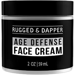 Rugged & dapper - مرطب للوجه رجال + بعد غسول الحلاقة للرجال - صيغة مضادة للشيخوخة مع حمض الهيالورونيك + الببتيدات - المكونات الطبيعية + العطور مجانية - 4 أشهر إمداد - مصنوعة الولايات المتحدة