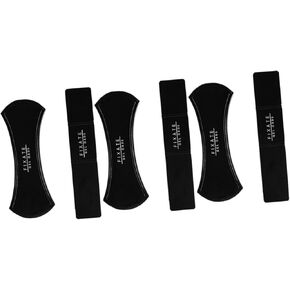 Housoutil 6 Pcs Universal Fixate Gel Pad Antislip Car Holder Antislip Phone Stand Black