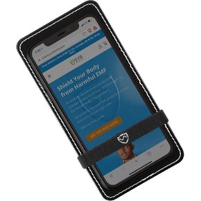 5G Phone Shield, Cell Phone EMF Protection, Radiation Protection Sleeve That Works for Any Phone, No Signal Interference & Battery Drainage, 2nd Gen, Black, Regular Size, 3 x 6 inches