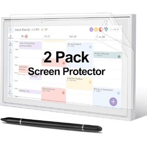 Screen Protector & Stylus Pen Compatible With Skylight Calendar, Must Have Accessory Kit for Skylight Calendar 15 inch Digital, 2 Pack Screen Protector & 3-in-1 Stylus Pen for Skylight Calendar