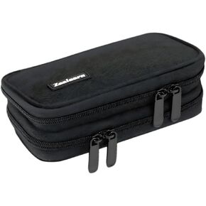 USB Flash Drive Case with Labels, USB Organizer Holds 20 Pcs, USB Case,USB Stick Holder,USB Storage Case,USB Organizer,Thumb Drive Case,Compatible with Samsung/Sandisk/Jump Drive,etc, Black