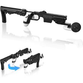 Quest 3 vr Gun Stock,Revolutionized Upgraded for Unmatched Performance Seamless Game Tracking Oculus Quest 3 Controller Accessories(Right Trigger) [Oculus_Quest]