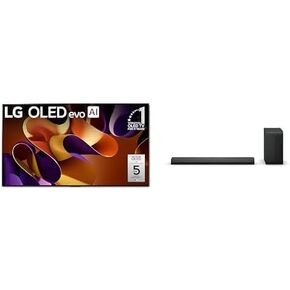 LG 77" OLED evo G4 Series Smart TV Bundle S70TY 3.1.1-Channel QNED Matching Soundbar (2024 New Models)