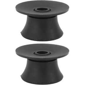 1/4 Inch Nab Hub Optical Shaft Adapters, 1 Pair Reel to Reel Tape Opener Nab Hub Adapter Rubber Rings for Studer ReVox, for Akai, for Teac, for