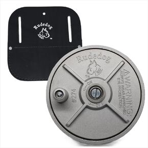 Rudedog #27400 Rodbuster Combo includes - Aluminum Tie Wire Reel and Leather Tie Wire Reel Pad - Lightweight