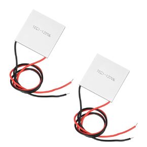 Peltier Module TEC1-12706,Aideepen 12V 6A 60W Heatsink Thermoelectric Cooler Cooling Peltier Plate Module Peltier Cooler 40x40MM Compatible with Peltier Fan/Cold Plate 2PCS