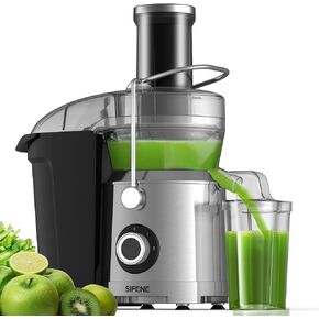 1300W Centrifugal Juicer, 3.2" Wide Chute, High-Yield Juice Extractor, Copper Motor, 3-Speed, Easy Clean