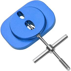 1Pcs Universal Spool Bearing Pin Remover Aluminum Alloy Fishing Reel Bearing Removal Tool Portable Fishing Spool Pin Remover Essential Fisherman's Gear