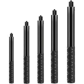 Insta360x3/4 Invisible Selfie Stick Panoramic Sports Camera Universal Aluminum Alloy Extension Rod for Cycling (78.7inches)