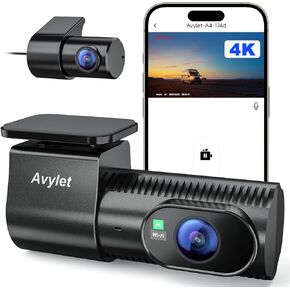 Dash Cam الأمامي والخلفي ، 4K/1080P WIFI App App Camera للسيارات ، وحدة GPS الخارجية ، كاميرا لوحة القيادة المزدوجة مع التطبيق ، الرؤية الليلية الفائقة ، شاشة وقوف السيارات على مدار 24 ساعة ، زاوية بعرض 170 درجة ، مستجلة G ، حلقة ، حلقة