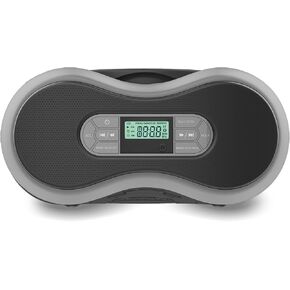 Core Innovations Portable Bluetooth CD Boombox with Digital FM Radio