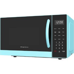 FRIGIDAIRE 0.9-Cubic Feet Microwave Oven with Oversized Display, Blue