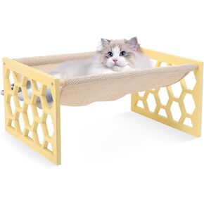 Cat Bed Raised Cat Beds for Indoor Cats Portable Lightweight Elevated Cat Hammock Bed for Indoors Outdoors Washable Breathable Kitty Puppy Rabbit Bunny Rest Bed