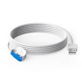 USB Charging Cable Compatible with Tractive GPS Pet Tracker Location Smart Activity for Dogs Replacement Magnetic Charger Base (New White)