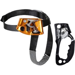 Foot Ascender Outdoor Mountaineering Tree Arborist Climbing Rappelling Equip, Climbing Hand Ascender Outdoor Mountaineering Tree Arborist Climbing Rappelling Equip