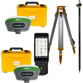 SMA26 Surveying Equipment Rover Base Collector Surveying Software Permanently Valid (Including Tripod and Pole)