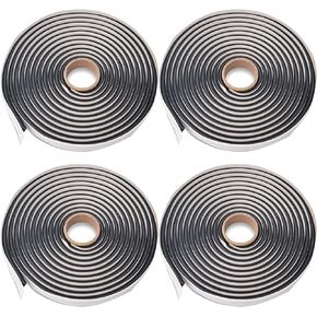 Poweka Butyl Sealant Tape,13FT Sealants Butyl Rubber Tape for RV Car Auto Headlamps Window Door Windshield,4M Black Butyl Rope