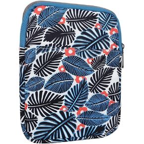 Kindle Case, 6-7 inch Nylon Protective Cover, Travel Carrying Bag for Paperwhite 2021, Fire 7 2022, Kindle Oasis (Tortoiseshell Leaf)